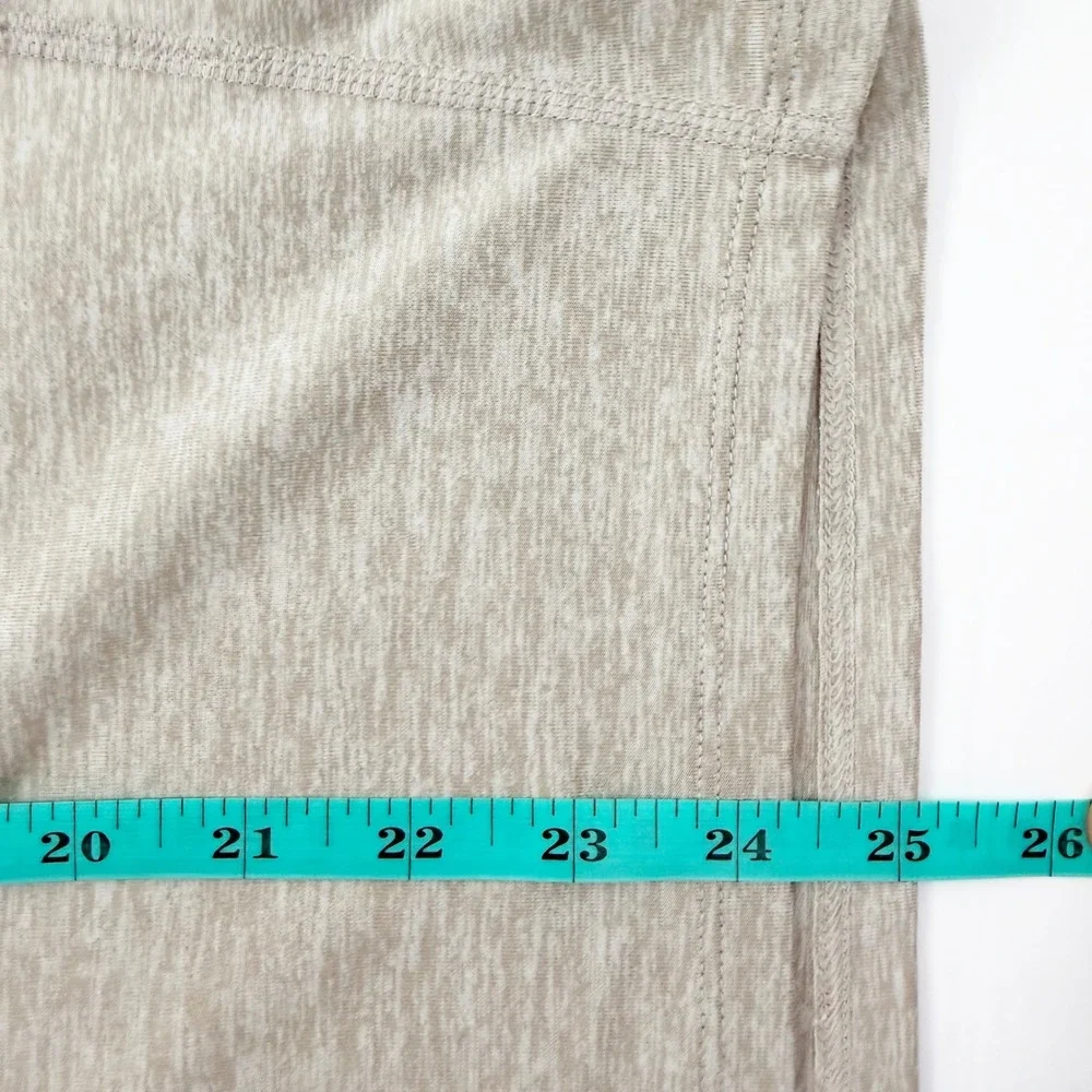 Nike Running Top Women Medium Oatmeal Heather Dri-FIT Long Sleeve Shirt